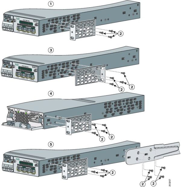 C3850-4PT-KIT Extension Rails and Brackets for Catalyst 3850 Switches - Image 3